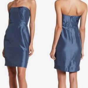 J Crew Alexia Strapless Silk Dress Size 10 wedding Summer Dress